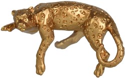 Luipaard polyresing goud 2x6,2x10,5cm