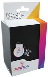 Gamegenic boîte à cartes porte-cartes noire - boîte de rangement pour 80+ cartes