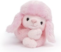 One Love peluche caniche rose Millie - chien en peluche doux rose-3