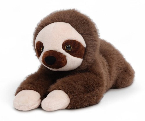 One Love peluche paresseux Ollie brun et crème - jouet en peluche doux-3