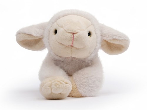 One Love peluche agneau Daisy blanc - jouet en peluche doux