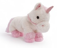 One Love peluche licorne - jouet en peluche doux rose blanc-3