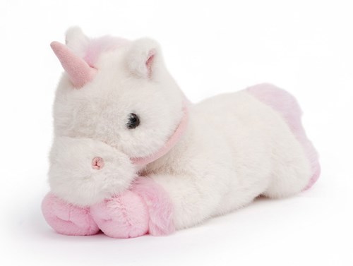 One Love peluche licorne - jouet en peluche doux rose blanc