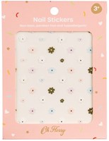 Oh Flossy autocollants ongles fleurs - jouet autocollant pour enfants