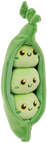 Besitos jouet squishy petit pois 20cm - légume câlin doux-3
