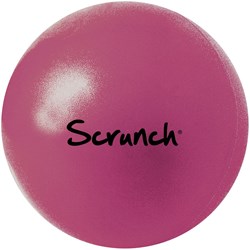 Scrunch balle jouet rouge cerise pliable silicone