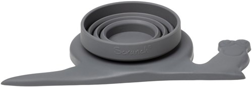 Scrunch pluviomètre jouet escargot - gris - pliable