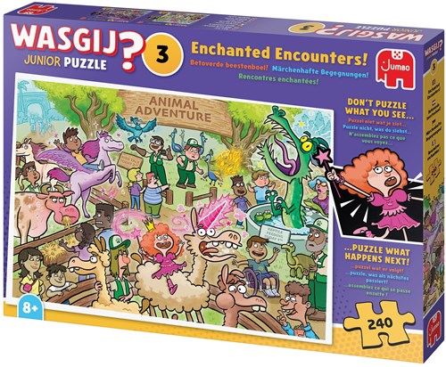 Jumbo puzzle Wasgij Junior animaux puzzle 240 pièces coloré enfants-3