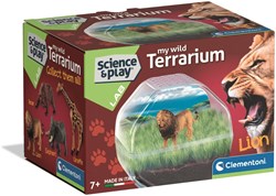 Clementoni terrarium sauvage lion coffret de jeu pour enfants