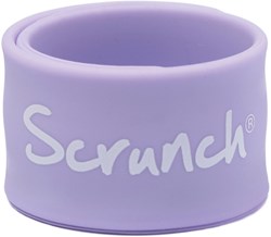 Scrunch bracelet silicone violet - pliable recyclable bijou enfant