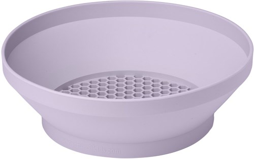 Scrunch tamis jouet violet silicone flexible plage