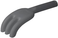 Scrunch râteau jouet gris - jouet de jardin durable en plastique