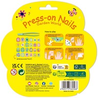Avenir autocollants à ongles jouet - monde de jardin coloré pour enfants