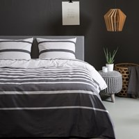OttoSimon housse de couette coton une personne Celia Anthracite 140x200/220-2