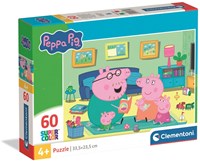 Clementoni puzzle Peppa Pig 60 pièces - puzzle enfant Peppa Pig