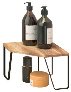 Metaltex étagère à épices angle 25x25x16 cm organisateur cuisine
