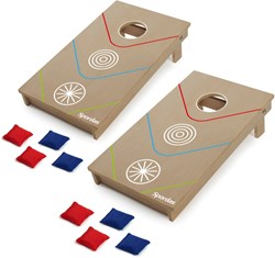 Spordas Cornhole Bean Bag Toss Game jeu de lancer en bois