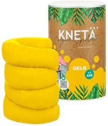 Kneta Pâte à modeler XXL Tube Jaune 1000g - Pâte Vegan Enfants