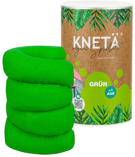 Kneta Pâte à modeler XXL Tube Vert 1000g - Pâte Vegan pour enfants