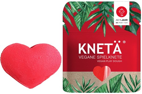 Kneta pâte à modeler rouge 20g - Jouet créatif pour enfants