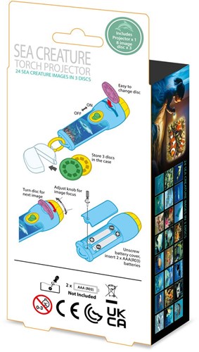 Ambo lampe projecteur jouet animaux marins - éducatif et coloré-3