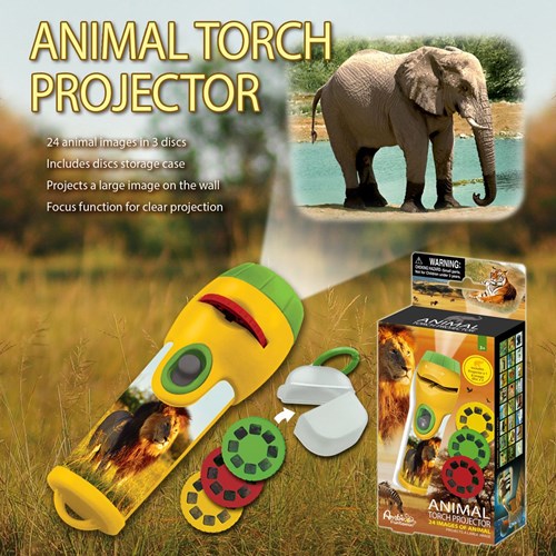 Ambo lampe projecteur jouet - Lumière éducative animaux sauvages-2