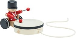 PlanToys Jouets en bois Tambour à tirer