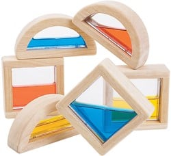 PlanToys Jouets en bois Blocs d'eau