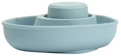 PlanToys Jouets en bois Bateau en caoutchouc convertible - bleu pastel