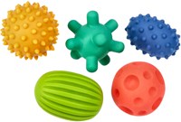 Mom's Care SENSORY TOYS Sensory balls box - 5 pieces pastel 6