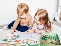 Mieredu livre magnétique monde animal jouet éducatif pour enfants-3