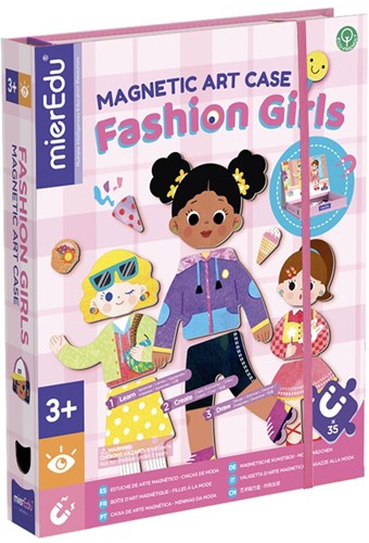 Mieredu livre magnétique fashion - jouet créatif pour enfants-3