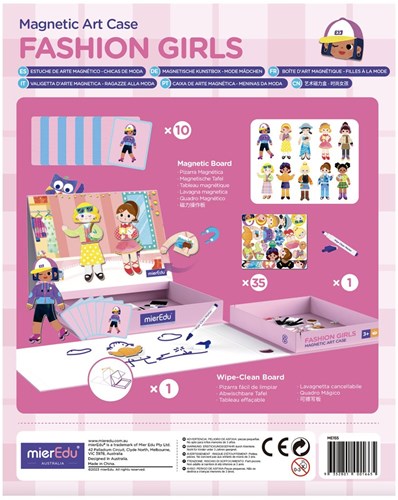 Mieredu livre magnétique fashion - jouet créatif pour enfants-2
