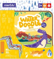 Mieredu livre de coloriage à l'eau monde des dinosaures - jouet éducatif pour enfants-2