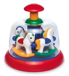 Tolo chevaux à bascule - Jouet carrousel classique pour tout-petits