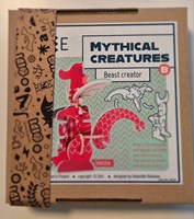 Bajo animaux fantastiques - jouet dragon en carton et plastique-3