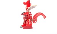 Bajo animaux fantastiques - jouet dragon en carton et plastique-2