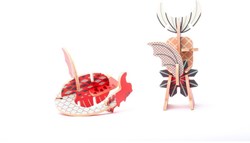 Bajo animaux fantastiques - jouet dragon en carton et plastique