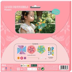 Avenir kit créatif moulins à vent fleurs - jouet créatif pour enfants
