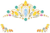 Avenir autocollants visage jouet - Face Gem Stickers couronne enfants-3