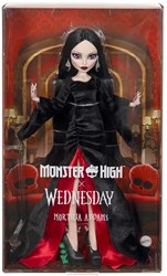 Mattel Monster High poupée de collection Morticia Addams en robe de velours