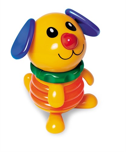 Tolo Classic jouet couineur chien - jouet bébé coloré pour le développement