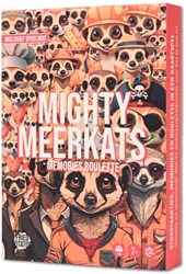 Asmodee jeu de cartes Mighty Meerkats Memories Roulette jeu de mémoire