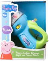 HTI lampe torche jouet Peppa Pig lumière changeante de couleur