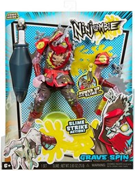 Jouet figurine d'action MGA Ninjombie Grave Spin ninja zombie avec slime