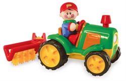 Tolo Véhicule jouet électronique - Tracteur avec charrue pour tout-petits