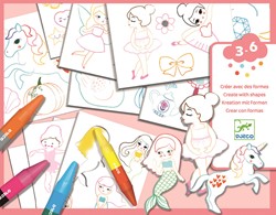 Set de bricolage Djeco Shape - Filles