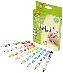 Crayola crayons de couleur - Mini Kids crayons épais 8 pièces