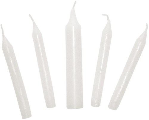 Goki bougies d'anniversaire blanches - set de 11 bougies pour train d'anniversaire-2