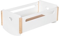 Goki berceau poupée bois cœur - jouet en bois berceau poupée-2